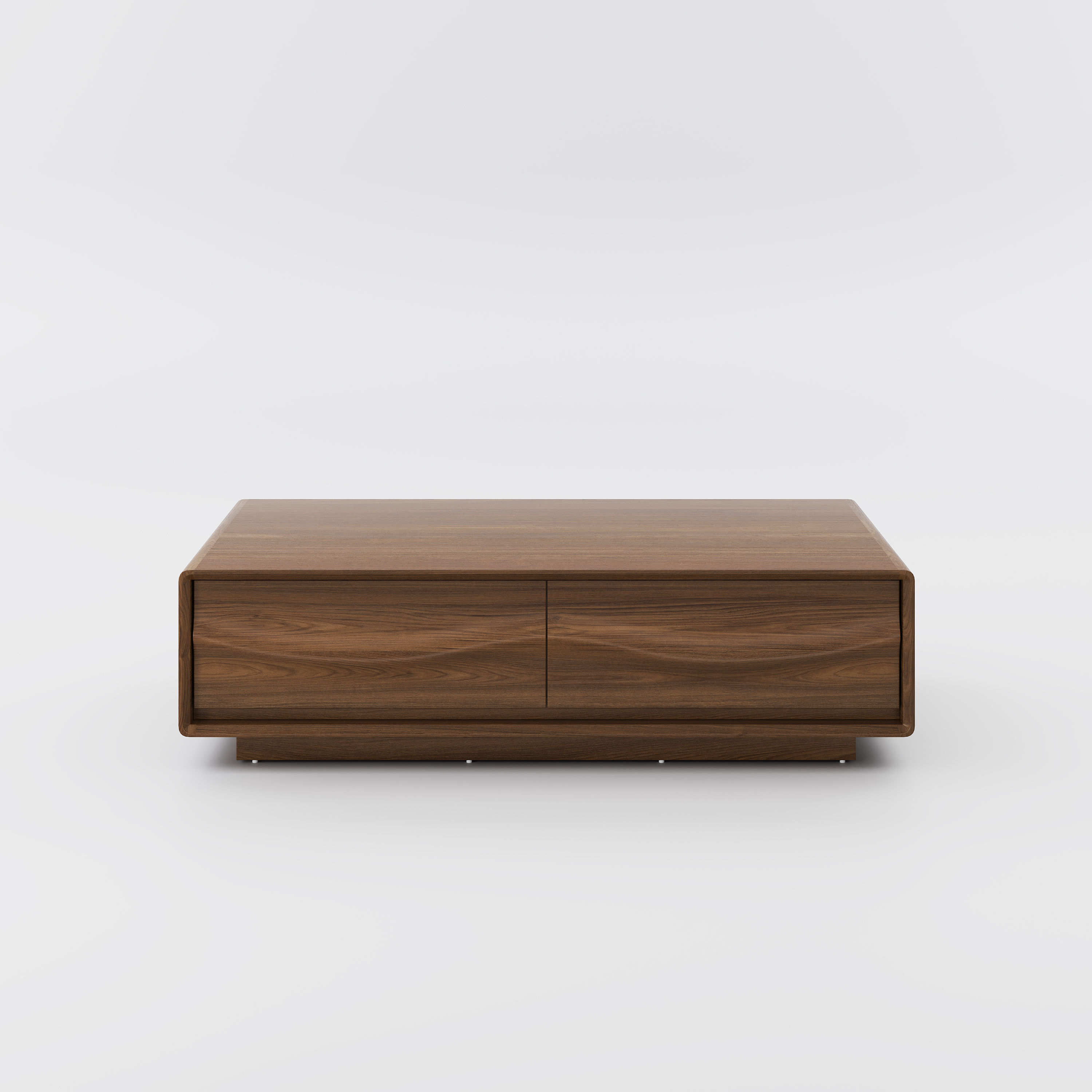 Fully Assemble Walnut Color MDF Coffee Tables
