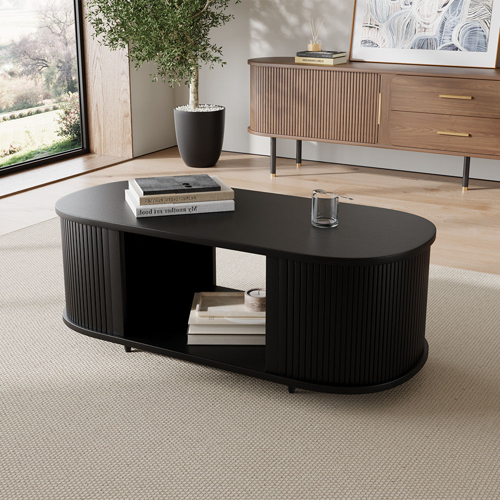 Black Plywood Coffee Tables