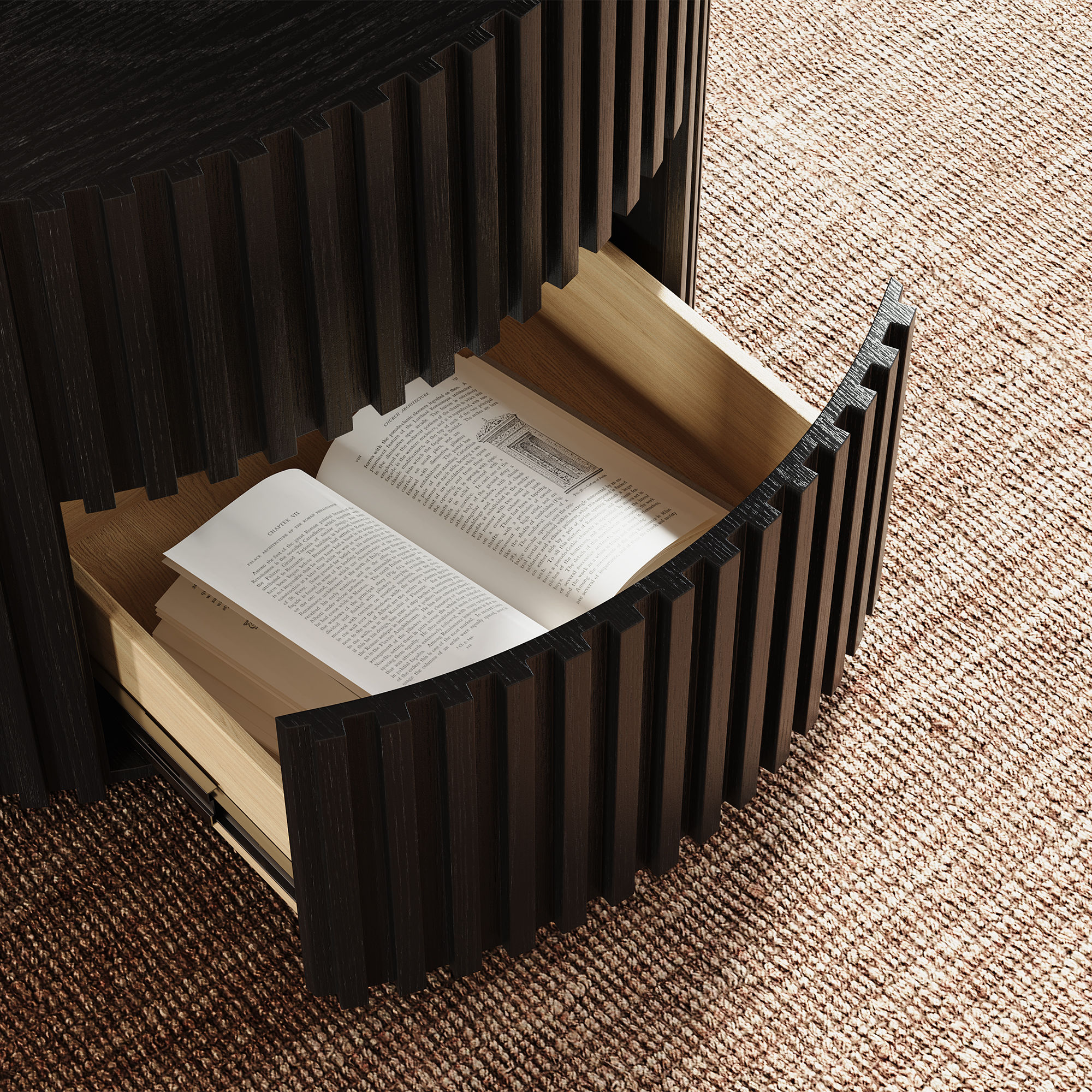 Fully Assemble Black Plywood Coffee Tables