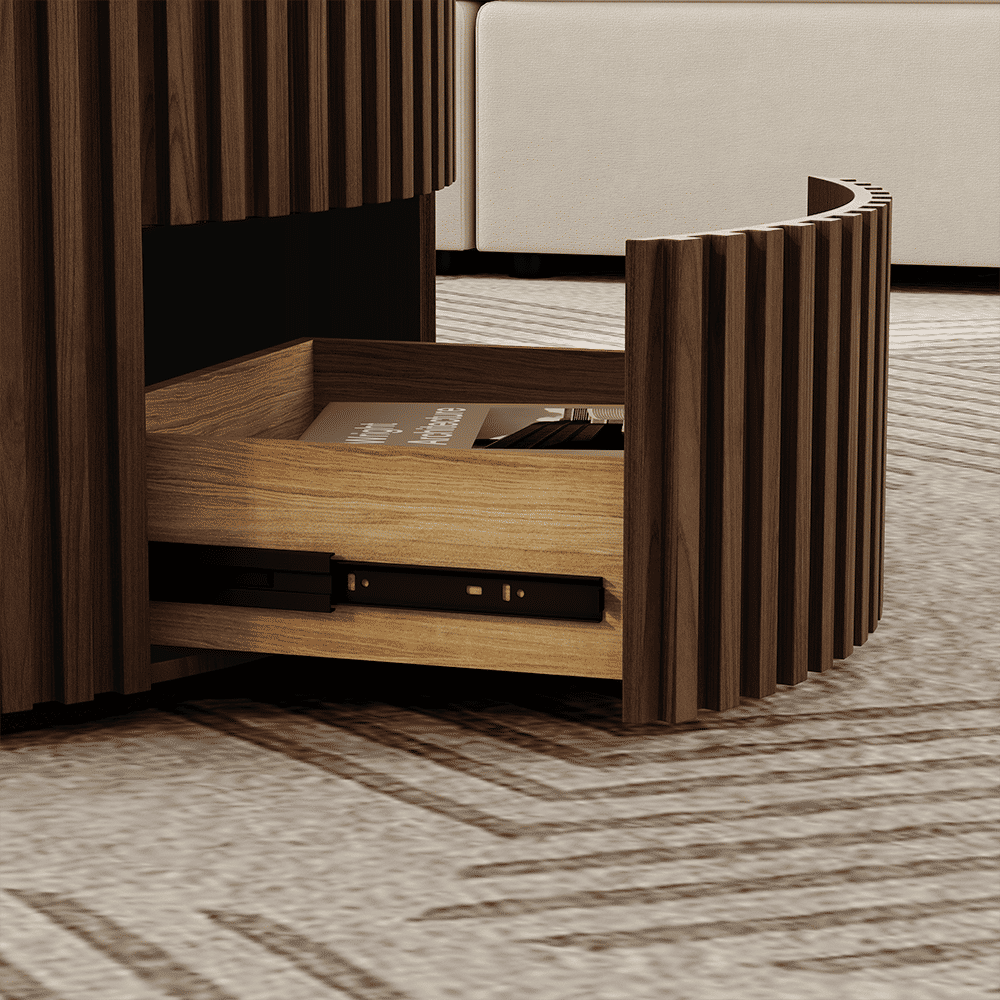 Lift top Walnut Color Plywood Coffee Tables