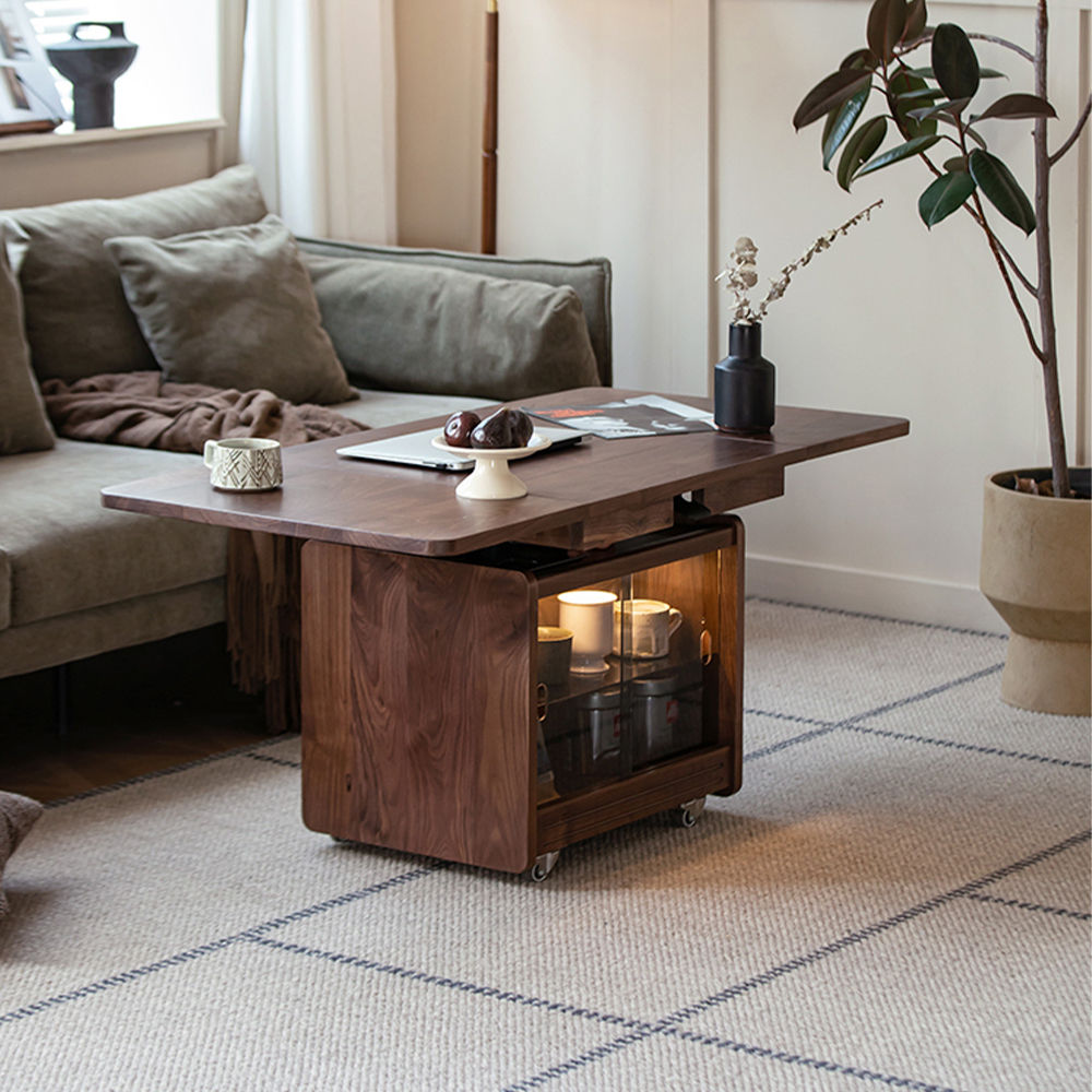 Wood Walnut Color Plywood Coffee Tables