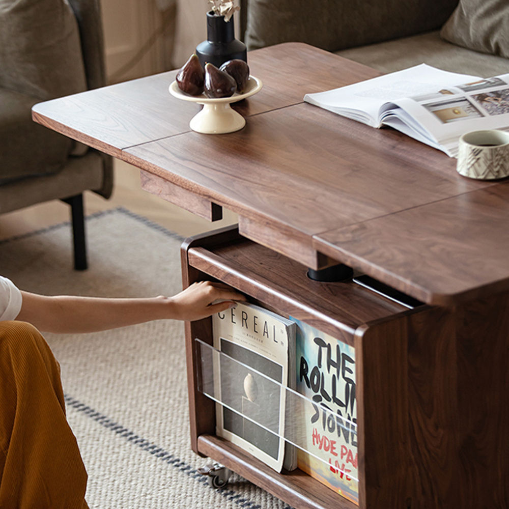 Wood Walnut Color Plywood Coffee Tables