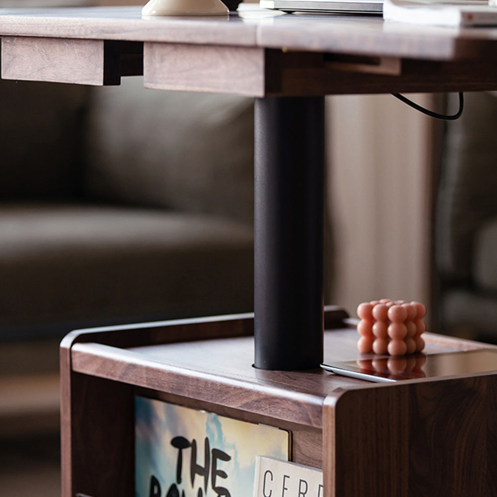 Modern Walnut Color Plywood Coffee Tables