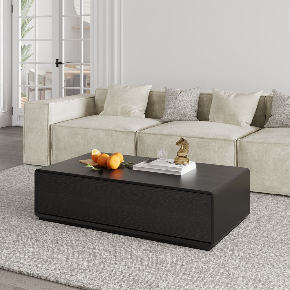 On the Ground Black MDF Coffee Tables