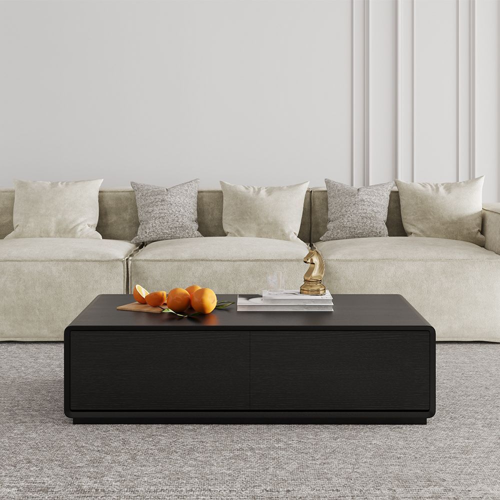with Storage Black MDF Coffee Tables