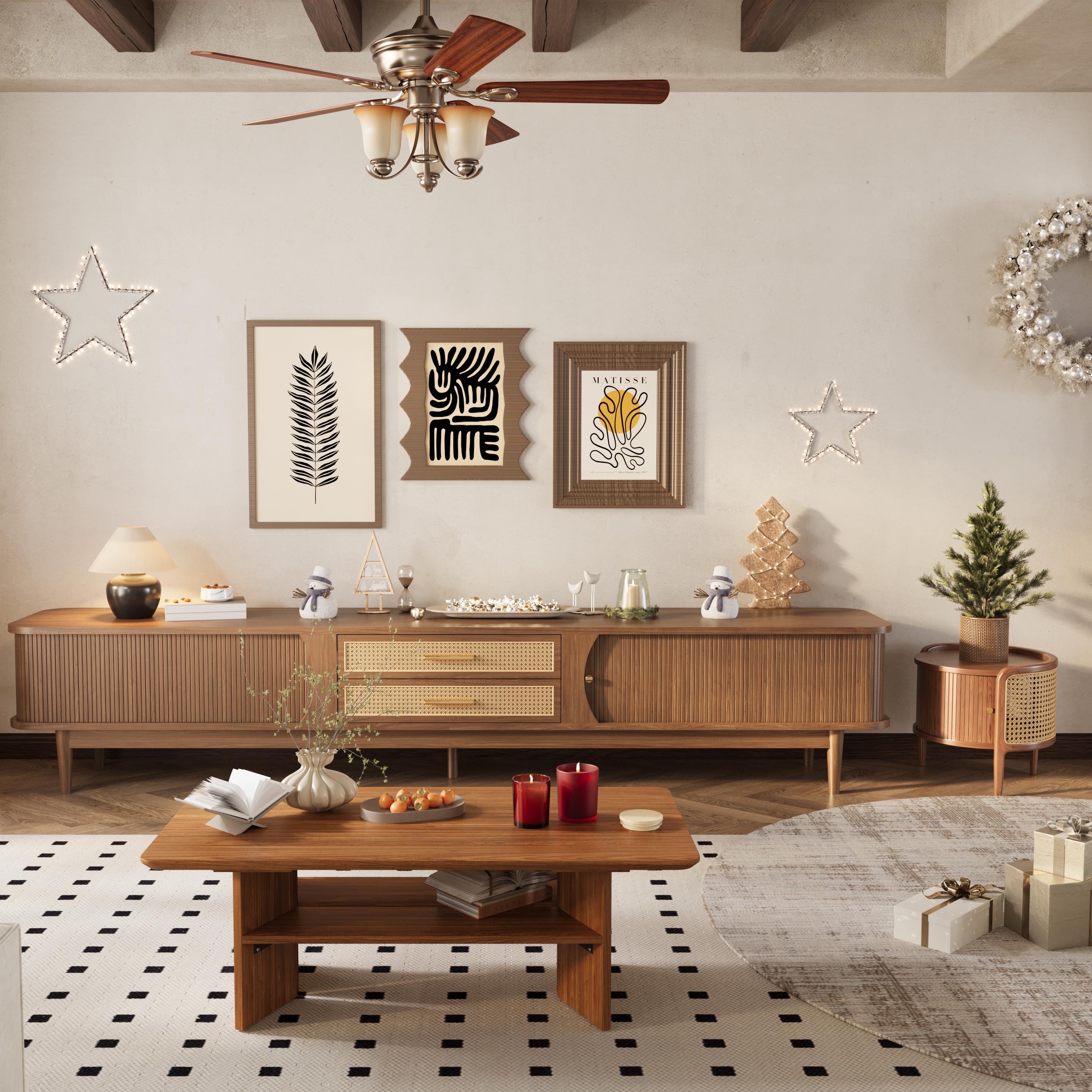 Wood Walnut Ash Wood Coffee Tables