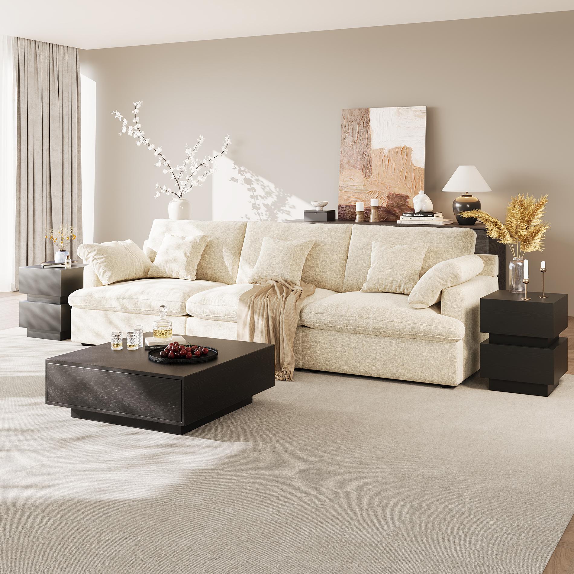 Wood Black MDF Coffee Tables