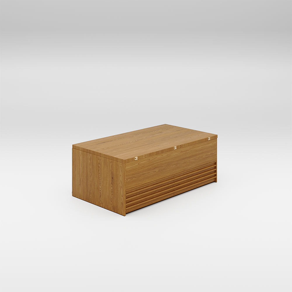 Rectangular Walnut Color MDF Coffee Tables