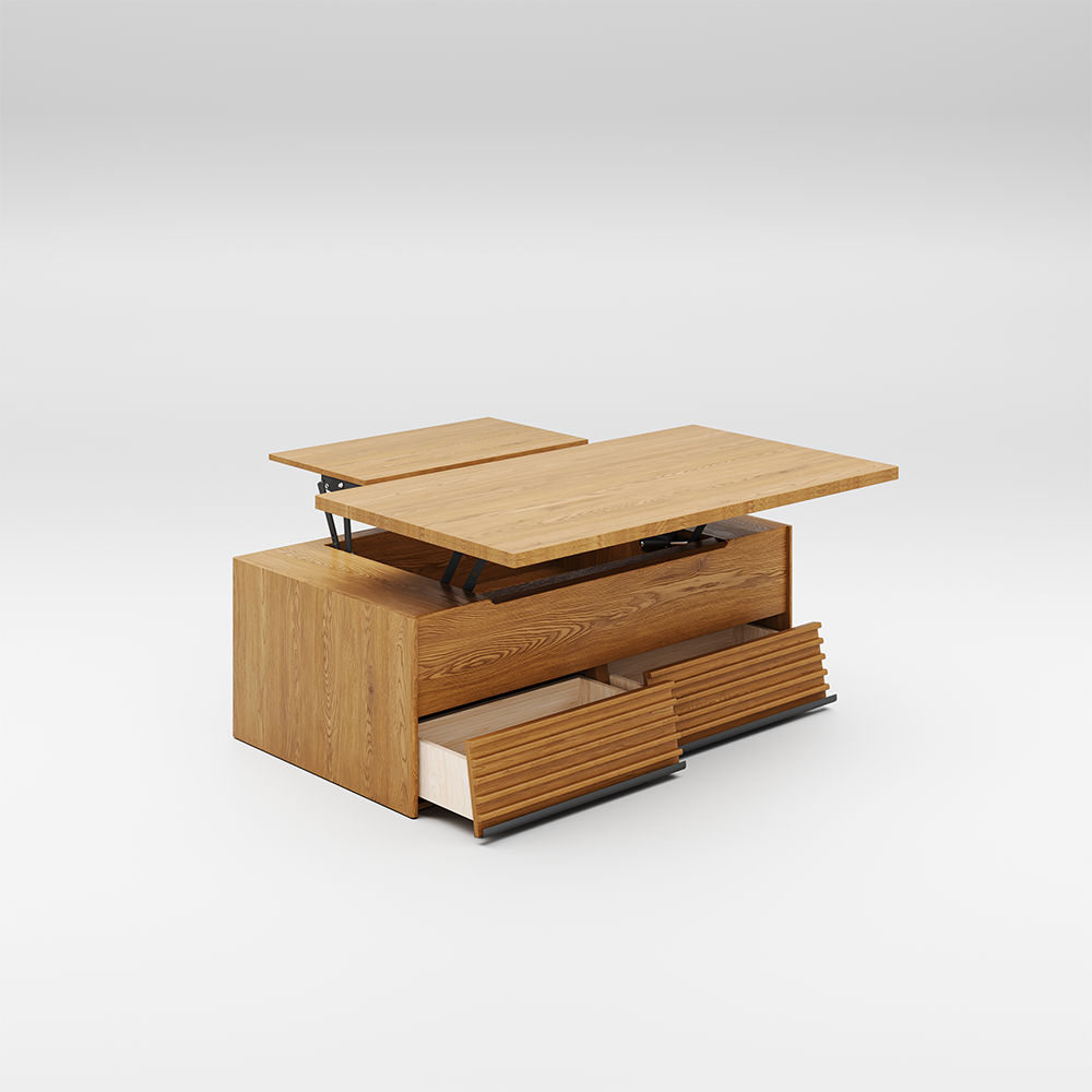 Lift top Walnut Color MDF Coffee Tables