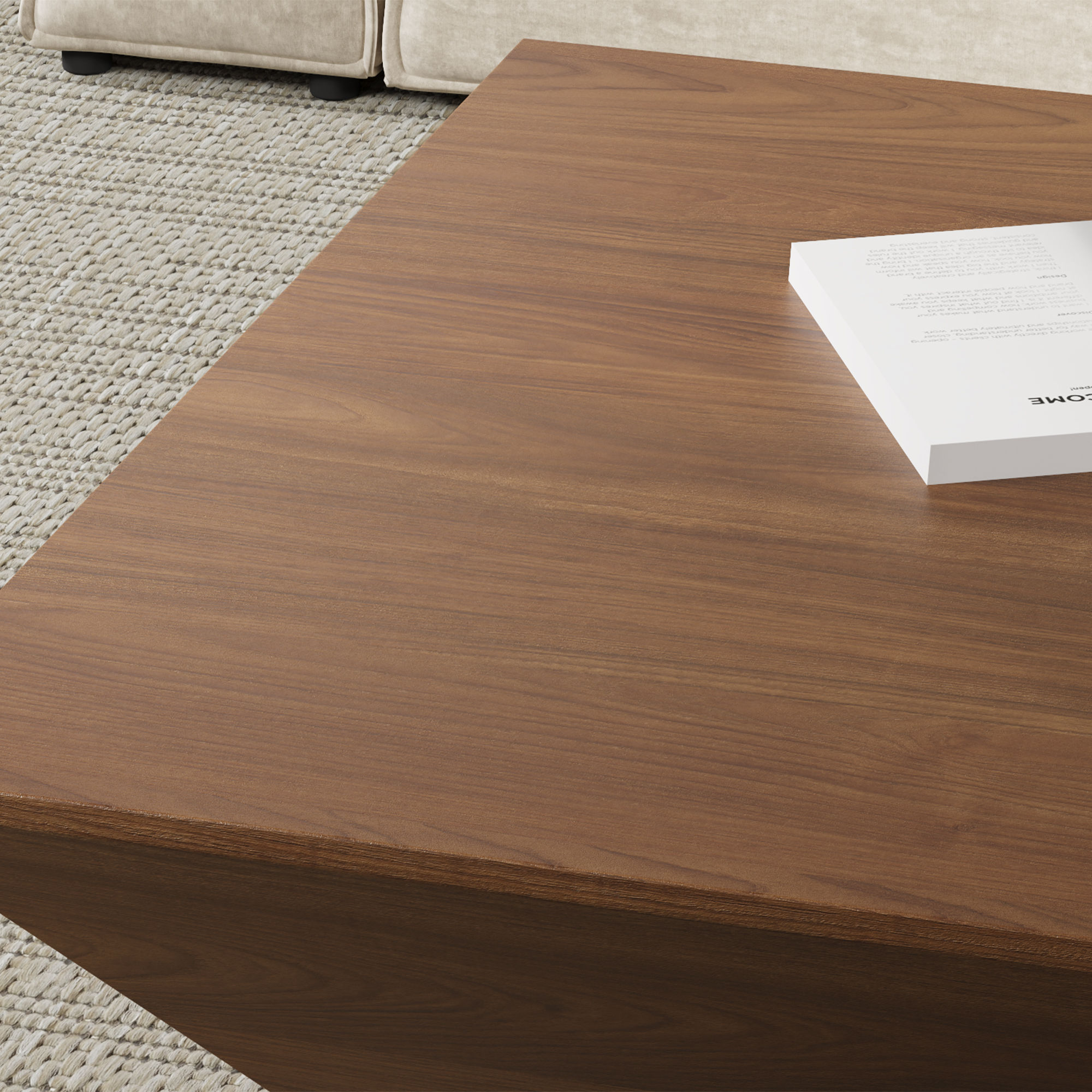 Wood Brown MDF Coffee Tables