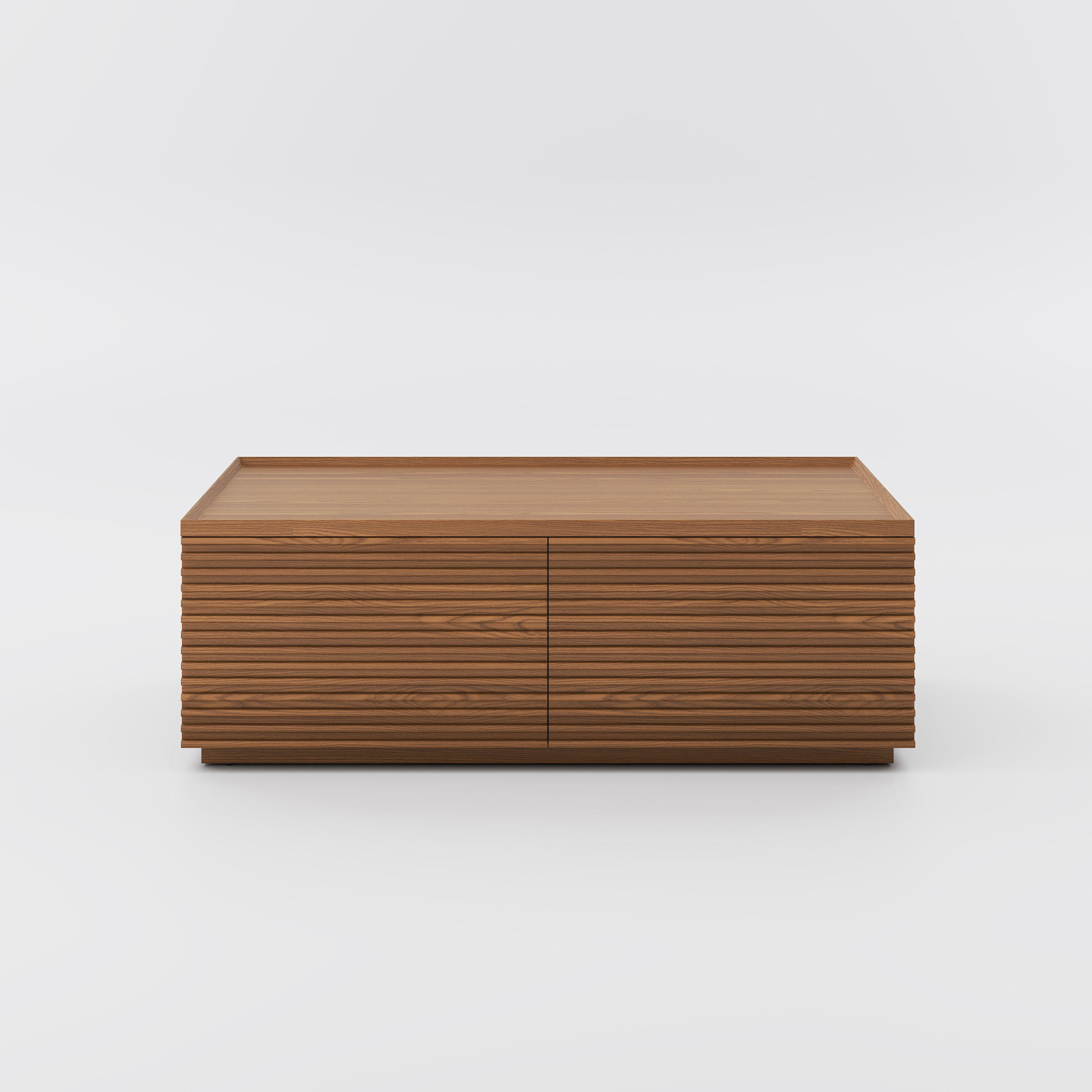 Solid Wood Walnut Color Ash Wood Coffee Tables
