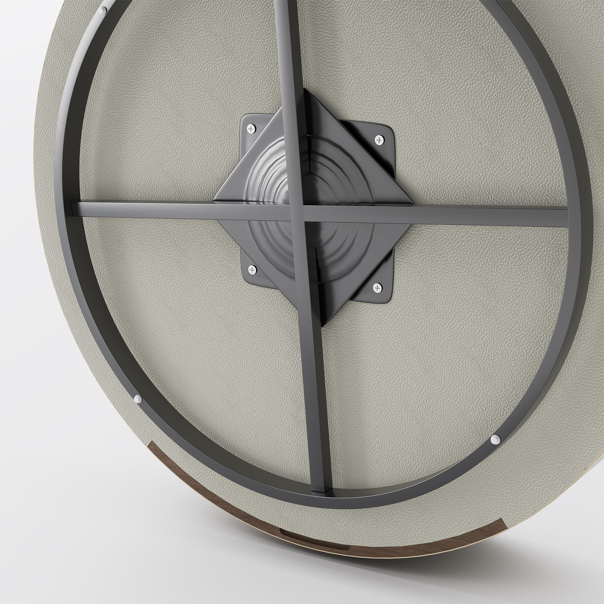Leather Walnut & White MDF Coffee Tables