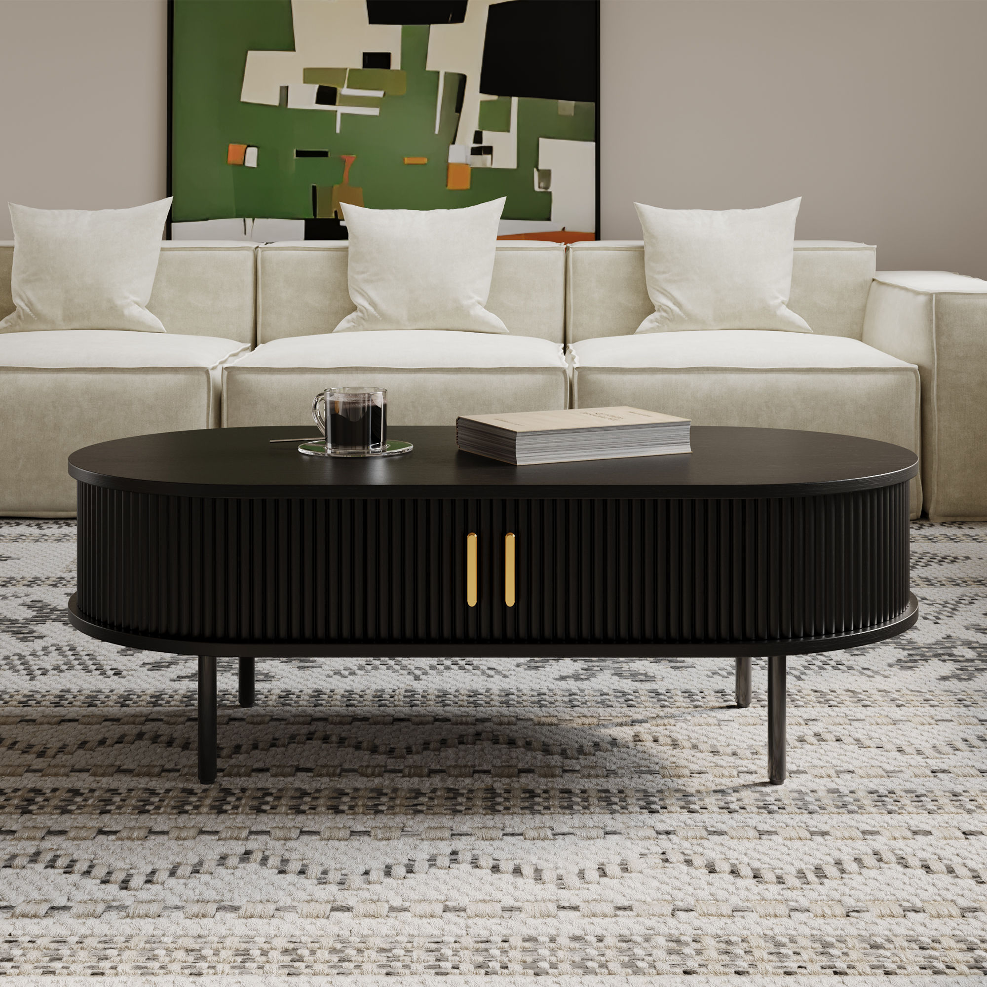 Black Plywood Coffee Tables