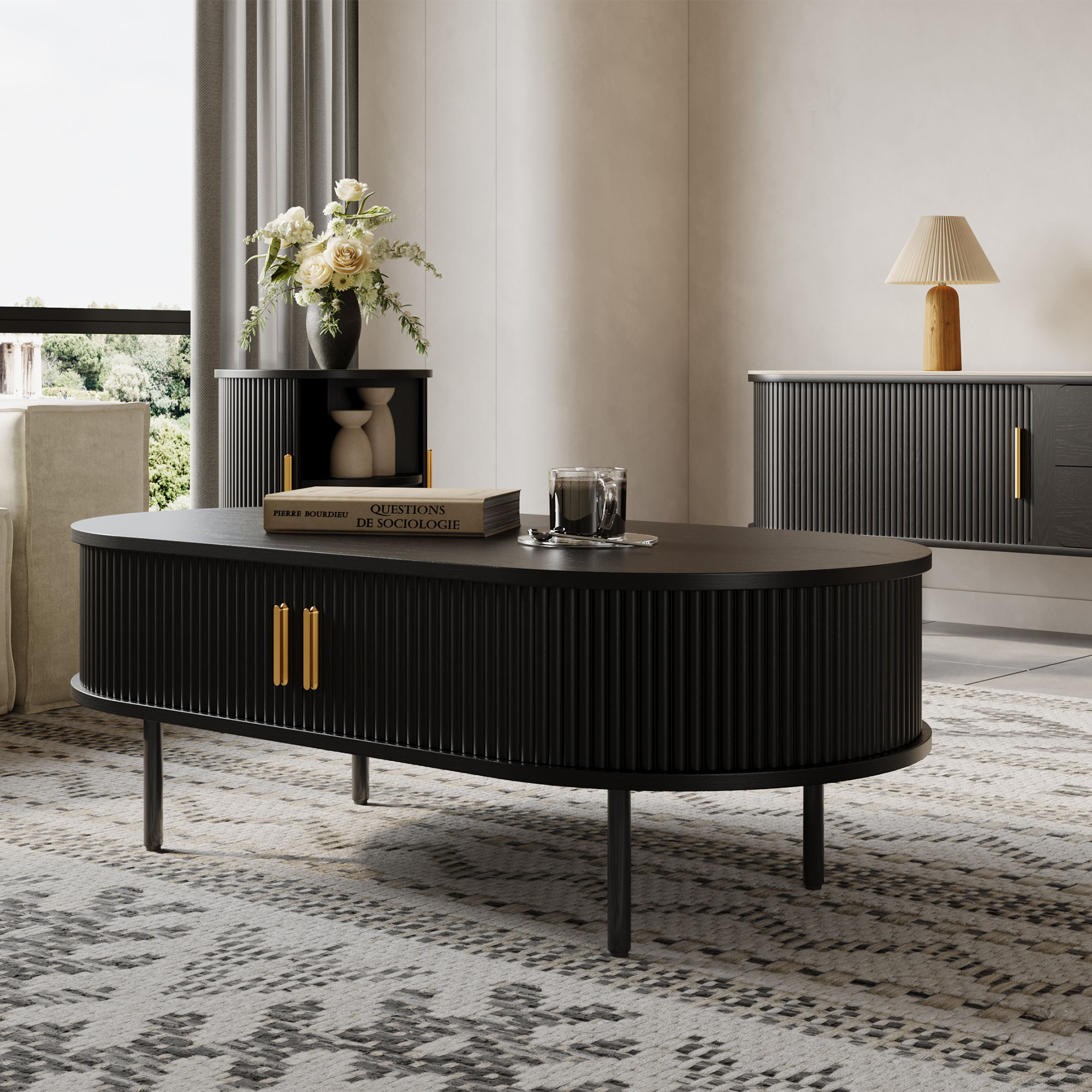 Black Plywood Coffee Tables