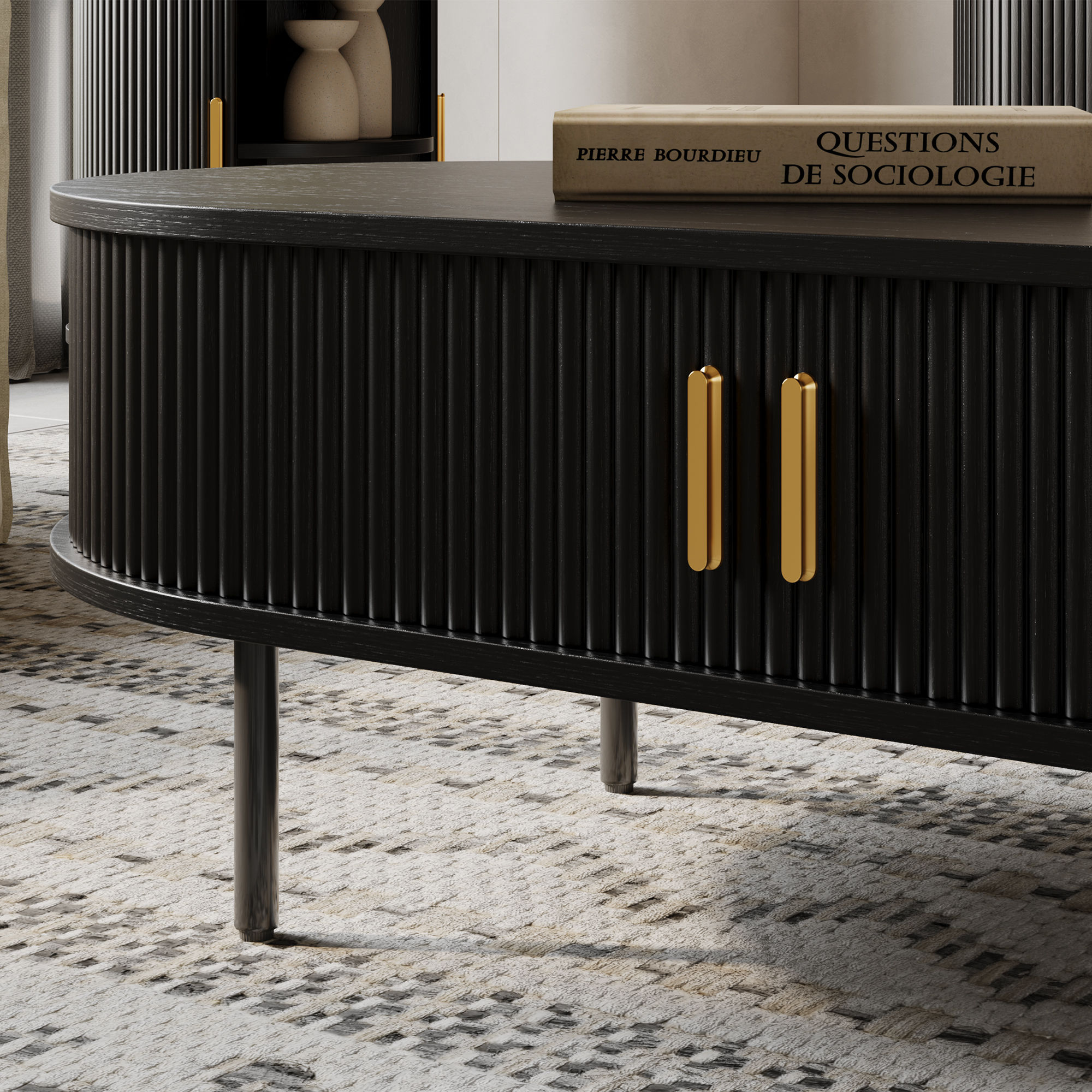 Black Plywood Coffee Tables