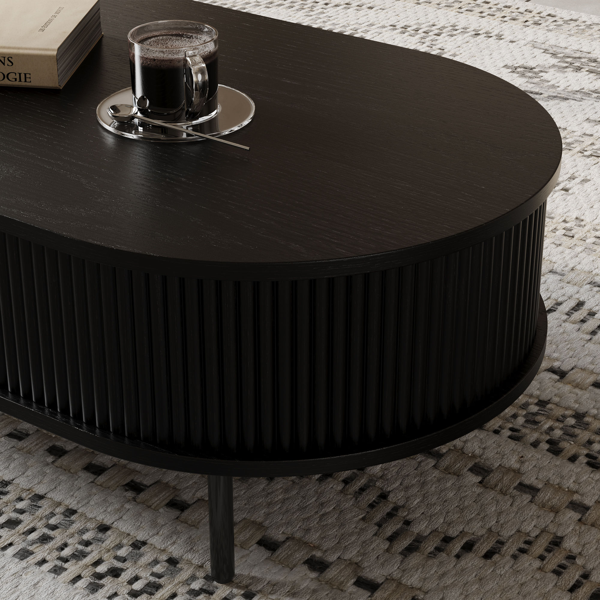 Black Plywood Coffee Tables