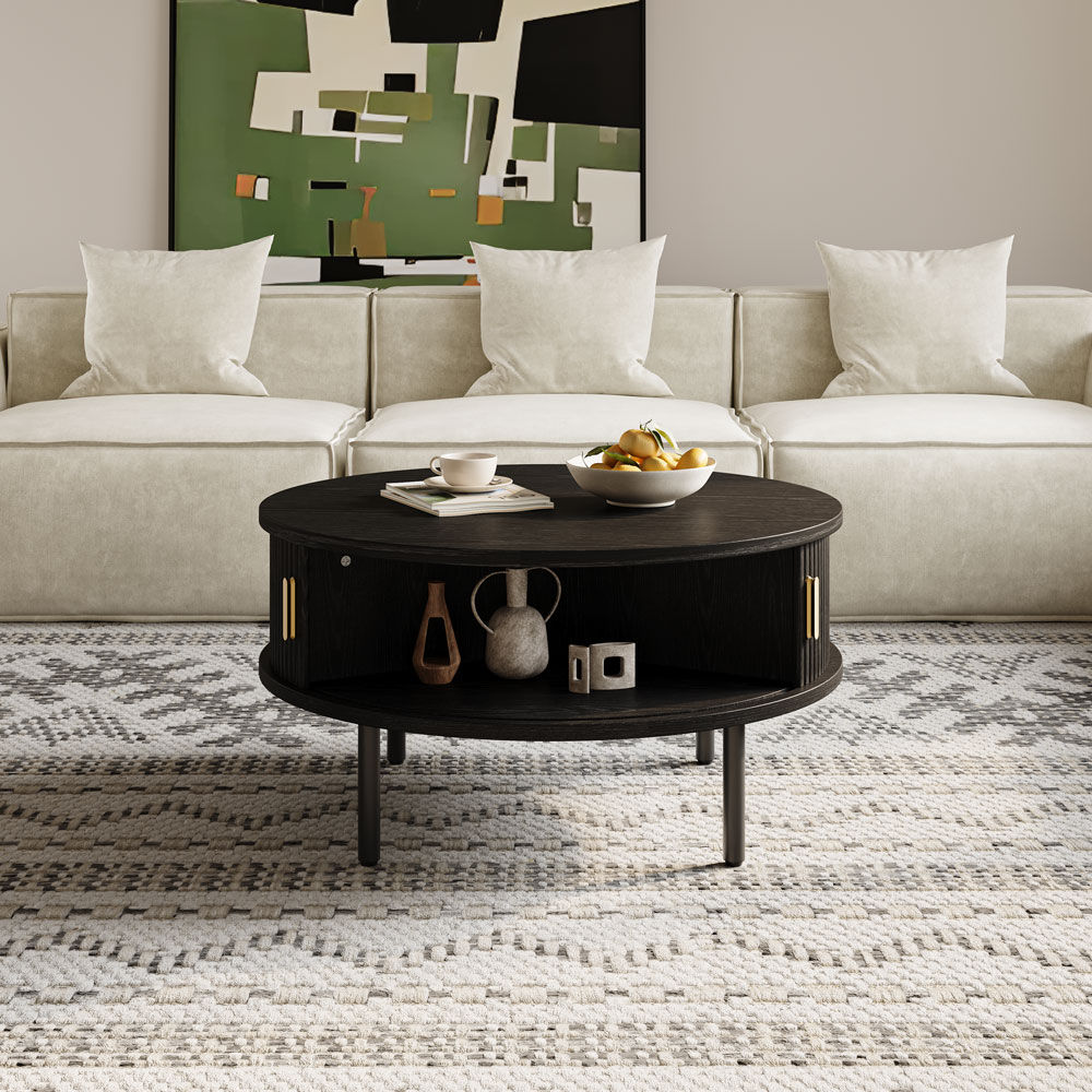 Black Plywood Coffee Tables