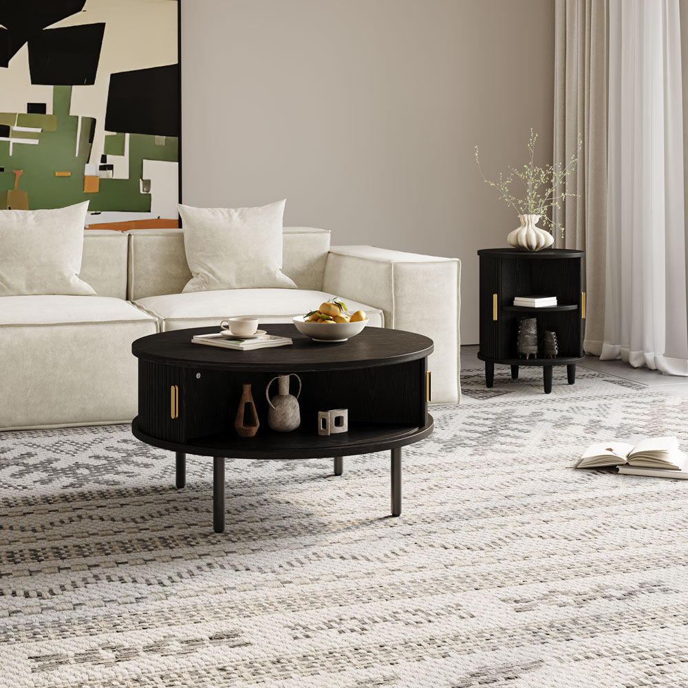 Black Plywood Coffee Tables