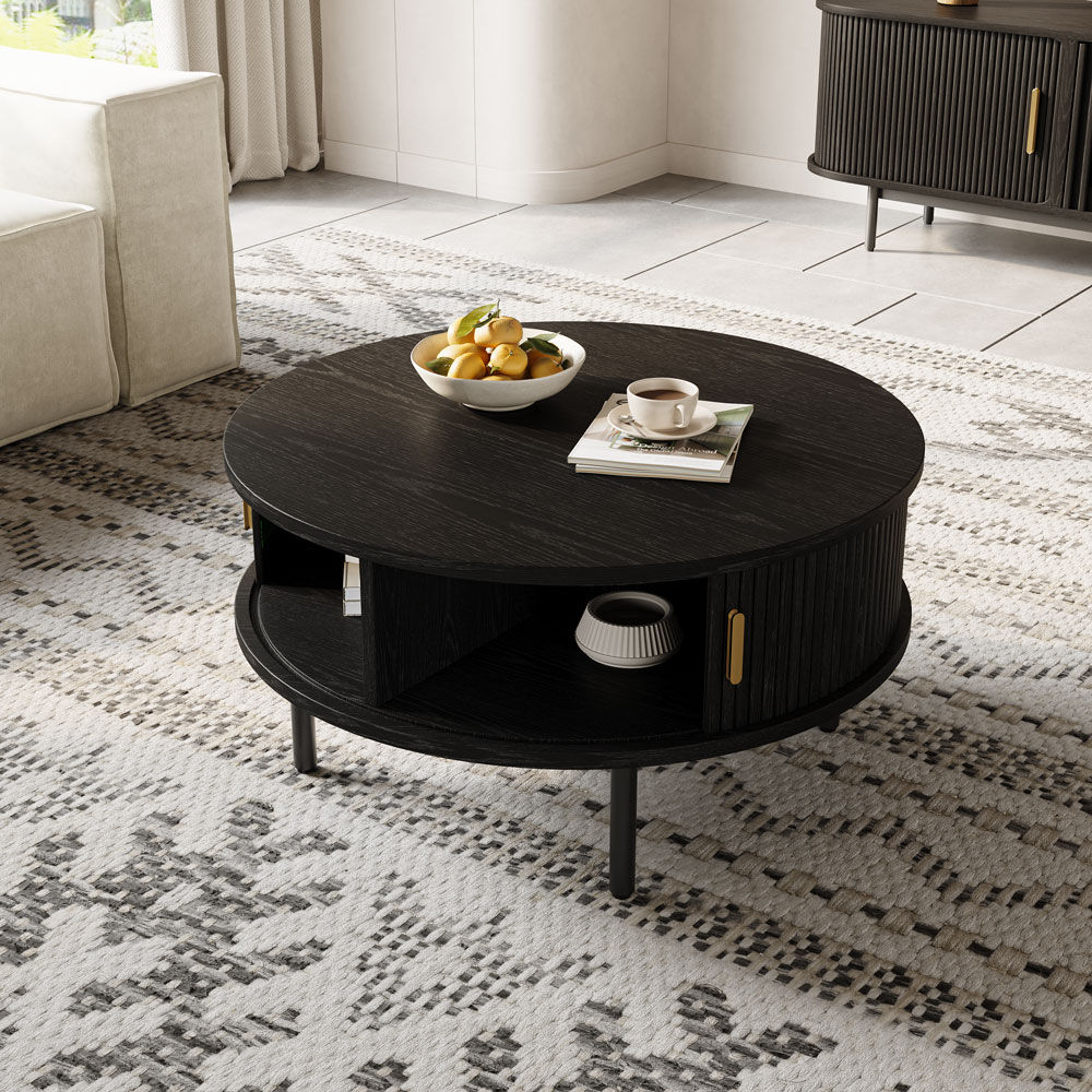 Black Plywood Coffee Tables