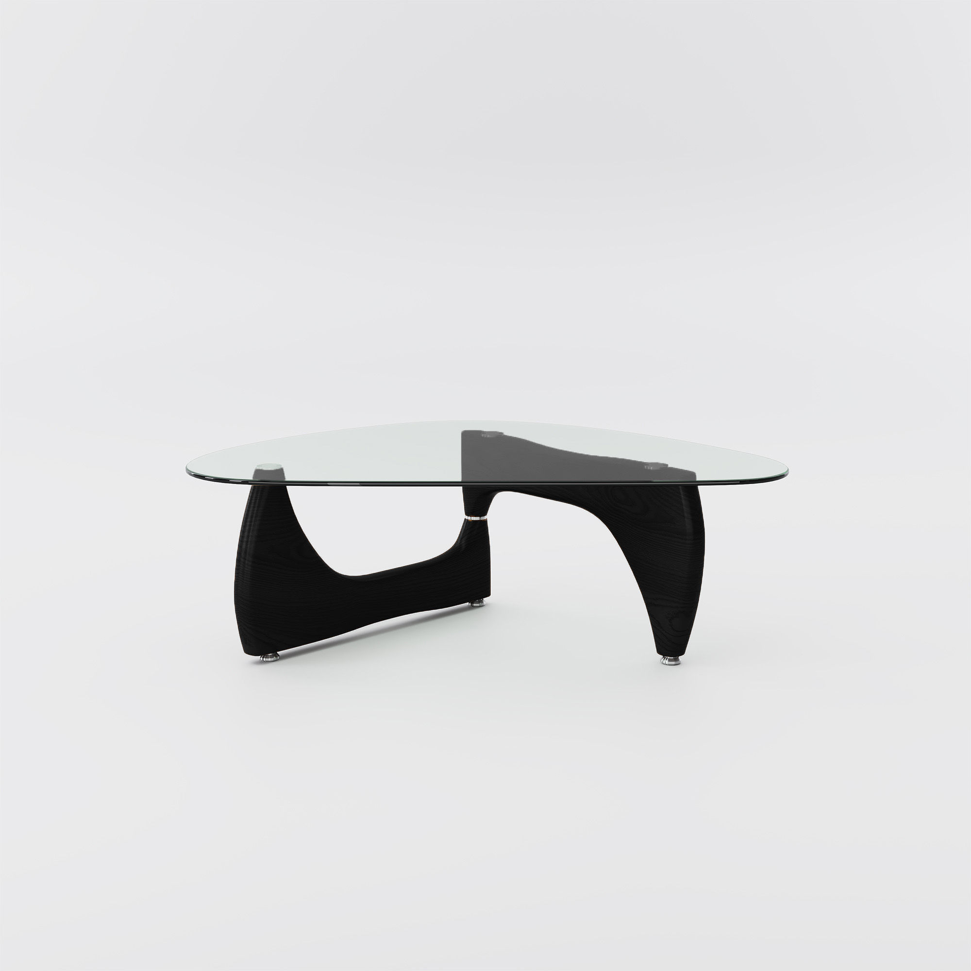 Black Ashwood & Tempered Glass Coffee Tables