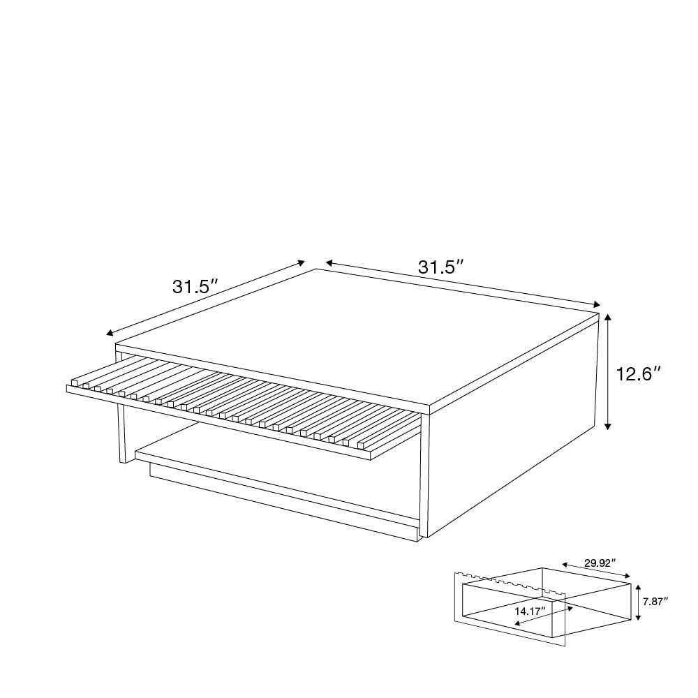 Black MDF Coffee Tables