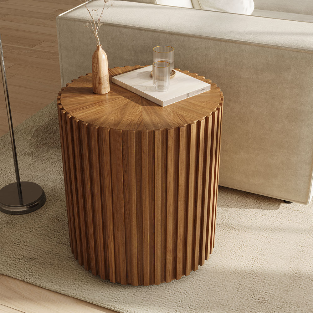 Brown Walnut Color MDF Coffee Tables