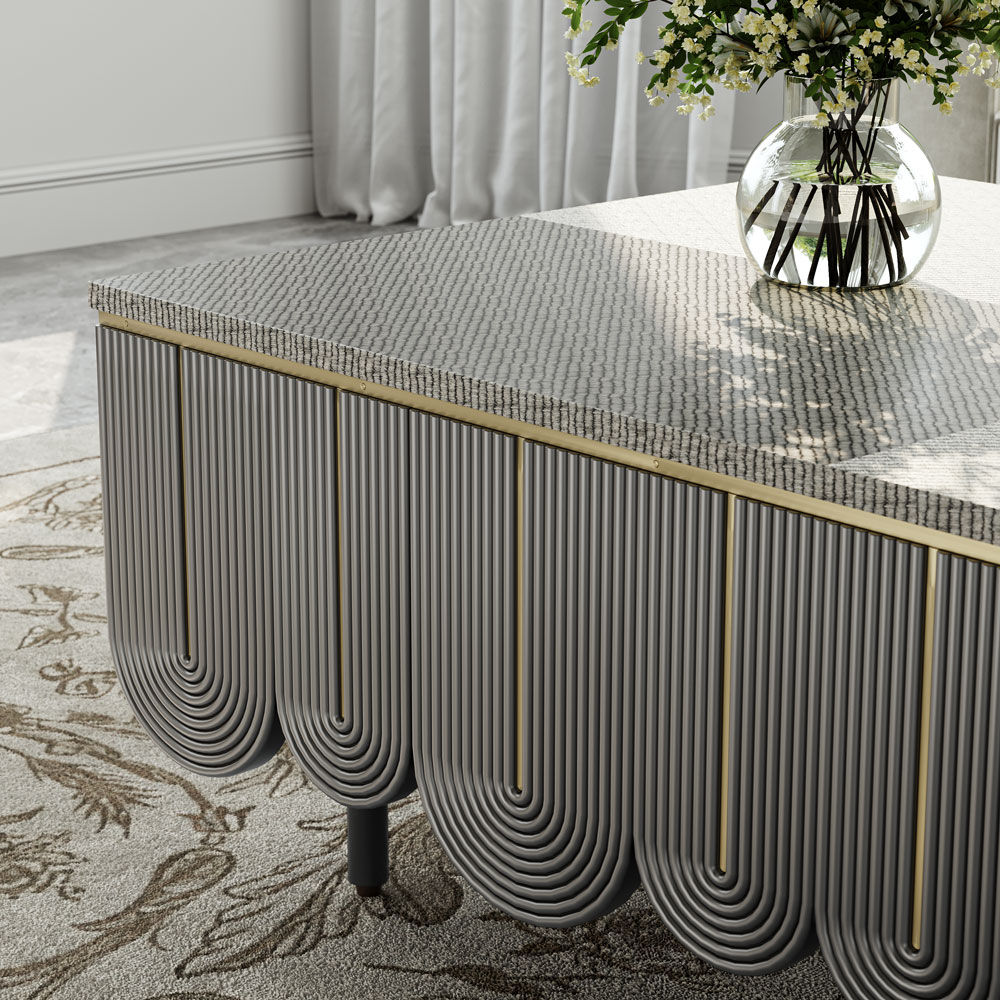 Gray MDF Coffee Tables