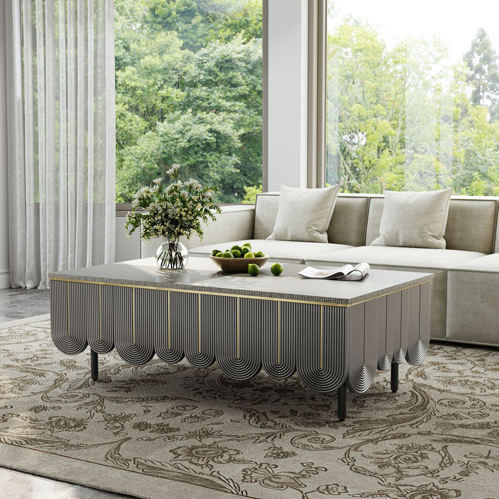 Gray MDF Coffee Tables