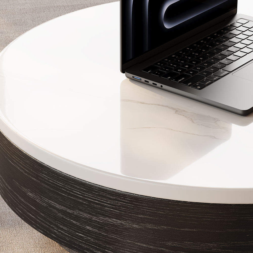 Wood Smoky MDF Coffee Tables