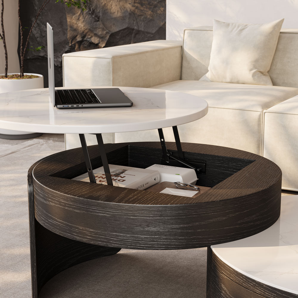 Modern Smoky MDF Coffee Tables