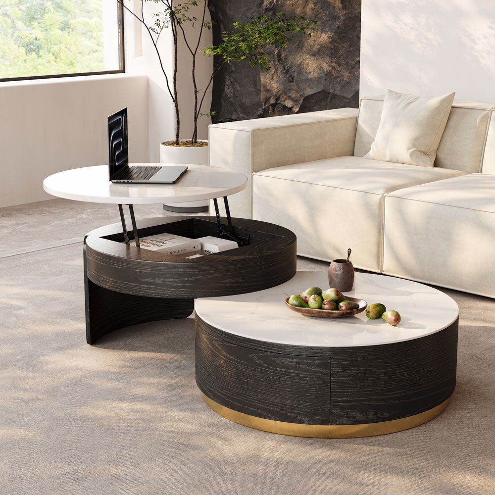 Modern Smoky MDF Coffee Tables