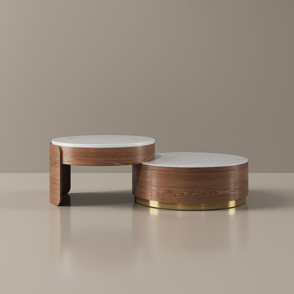 Lift top Walnut MDF Coffee Tables