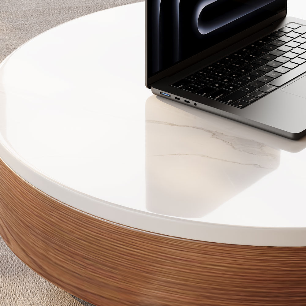 Lift top Walnut MDF Coffee Tables