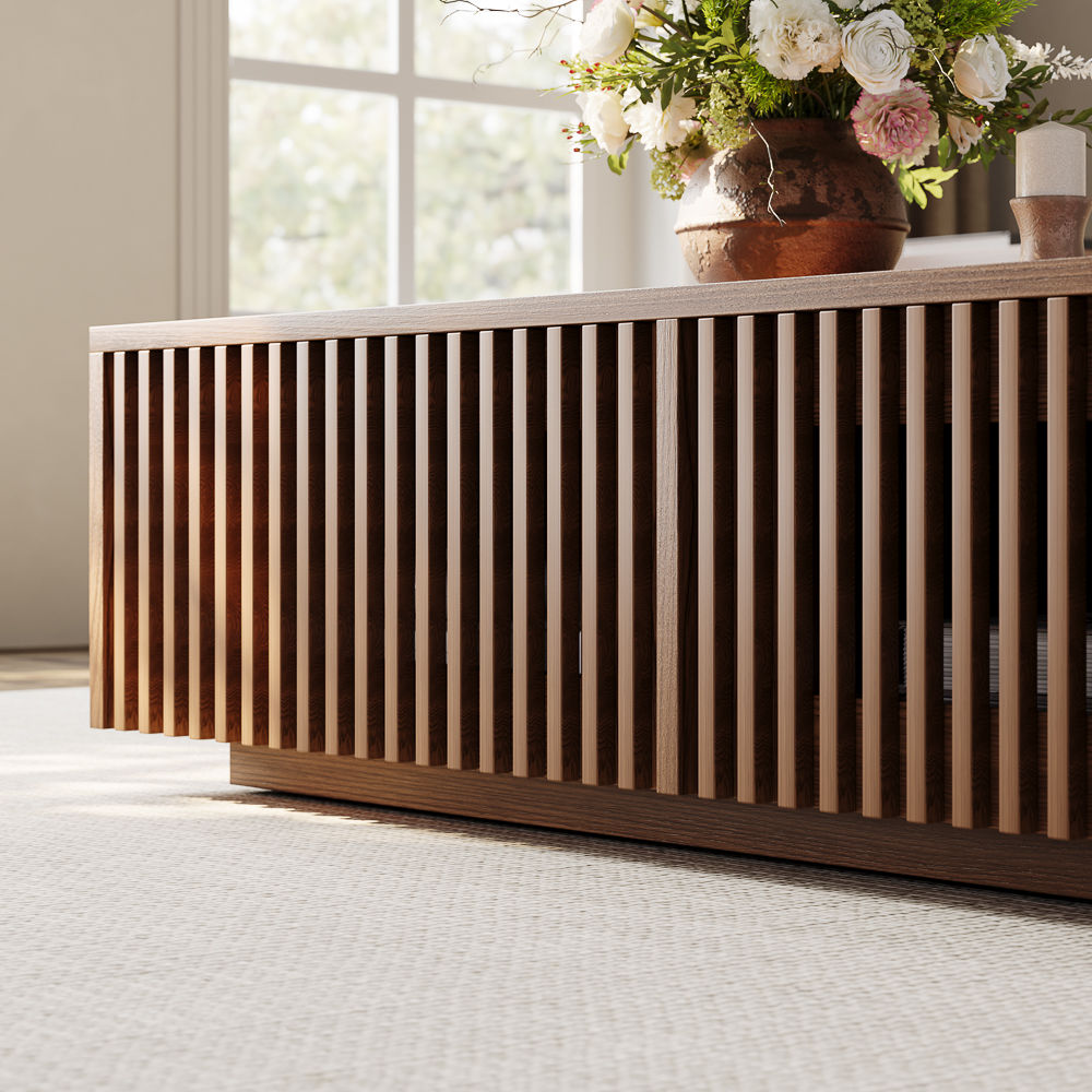 with Storage Walnut Color MDF Coffee Tables