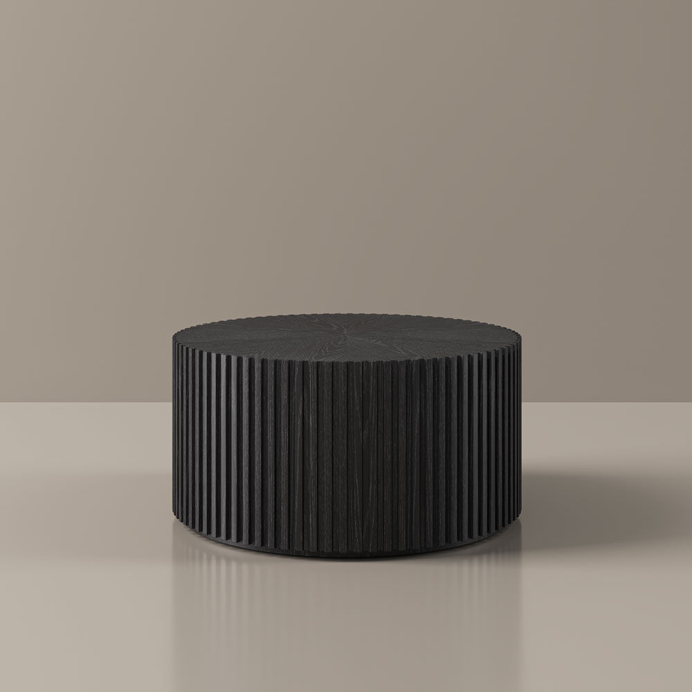 Brown Black MDF Coffee Tables