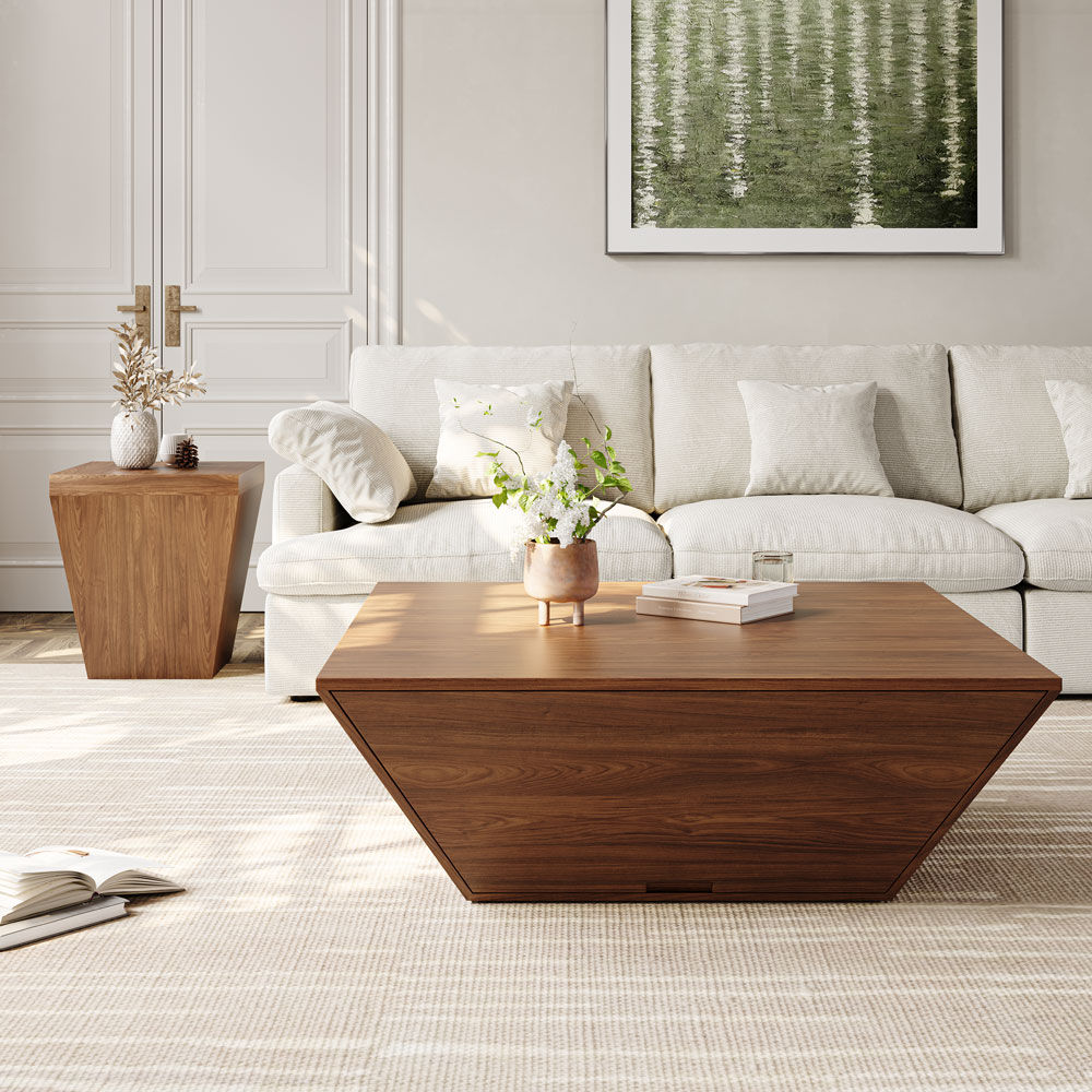 Wood Walnut MDF Coffee Tables