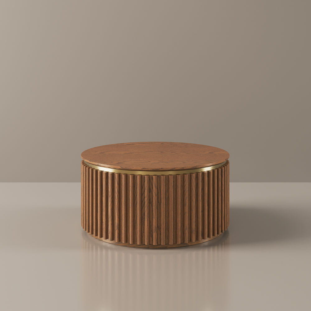 Silva Walnut Color MDF Coffee Tables