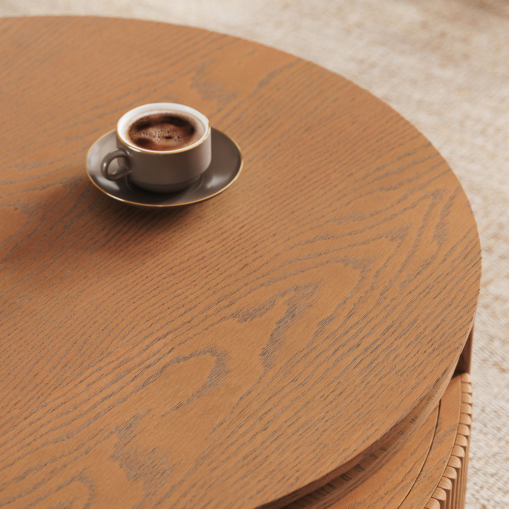 Silva Walnut Color MDF Coffee Tables