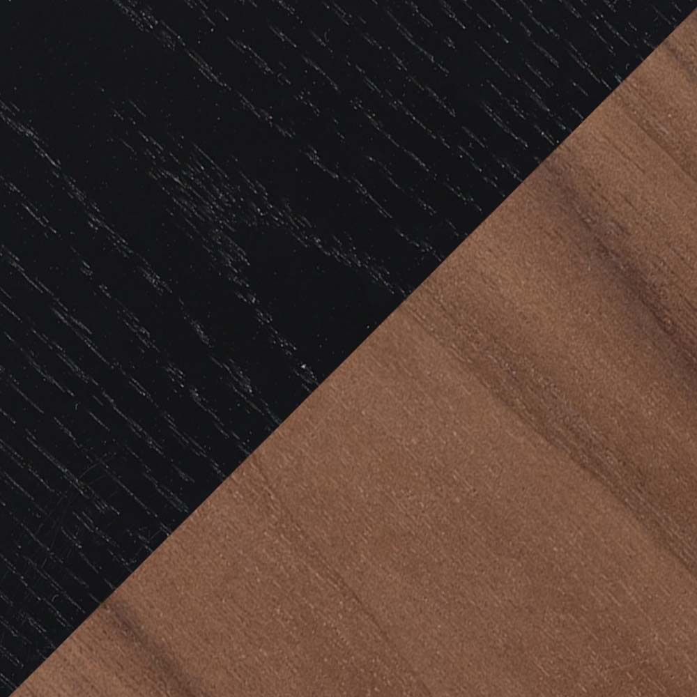 Walnut & Black