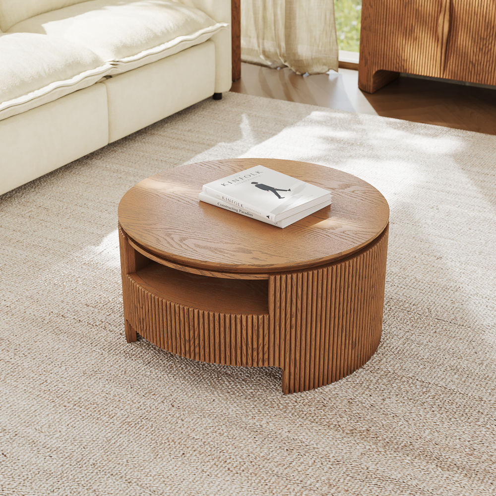 Silva Walnut Color MDF Coffee Tables
