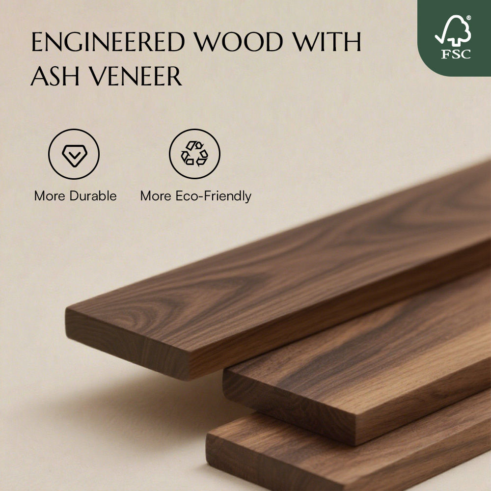 Brown Dark Walnut Plywood Coffee Tables