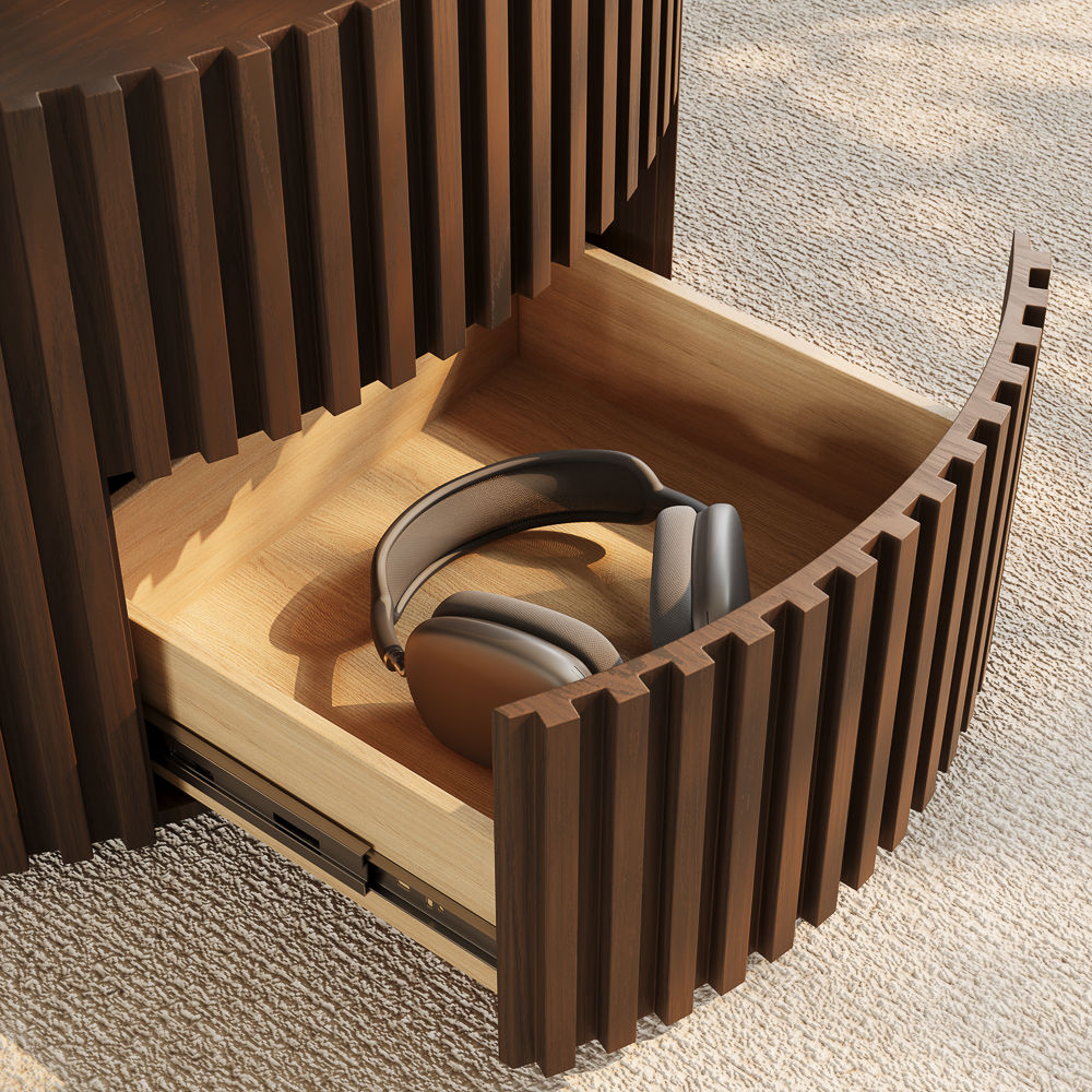 Walnut Dark Walnut Plywood Coffee Tables