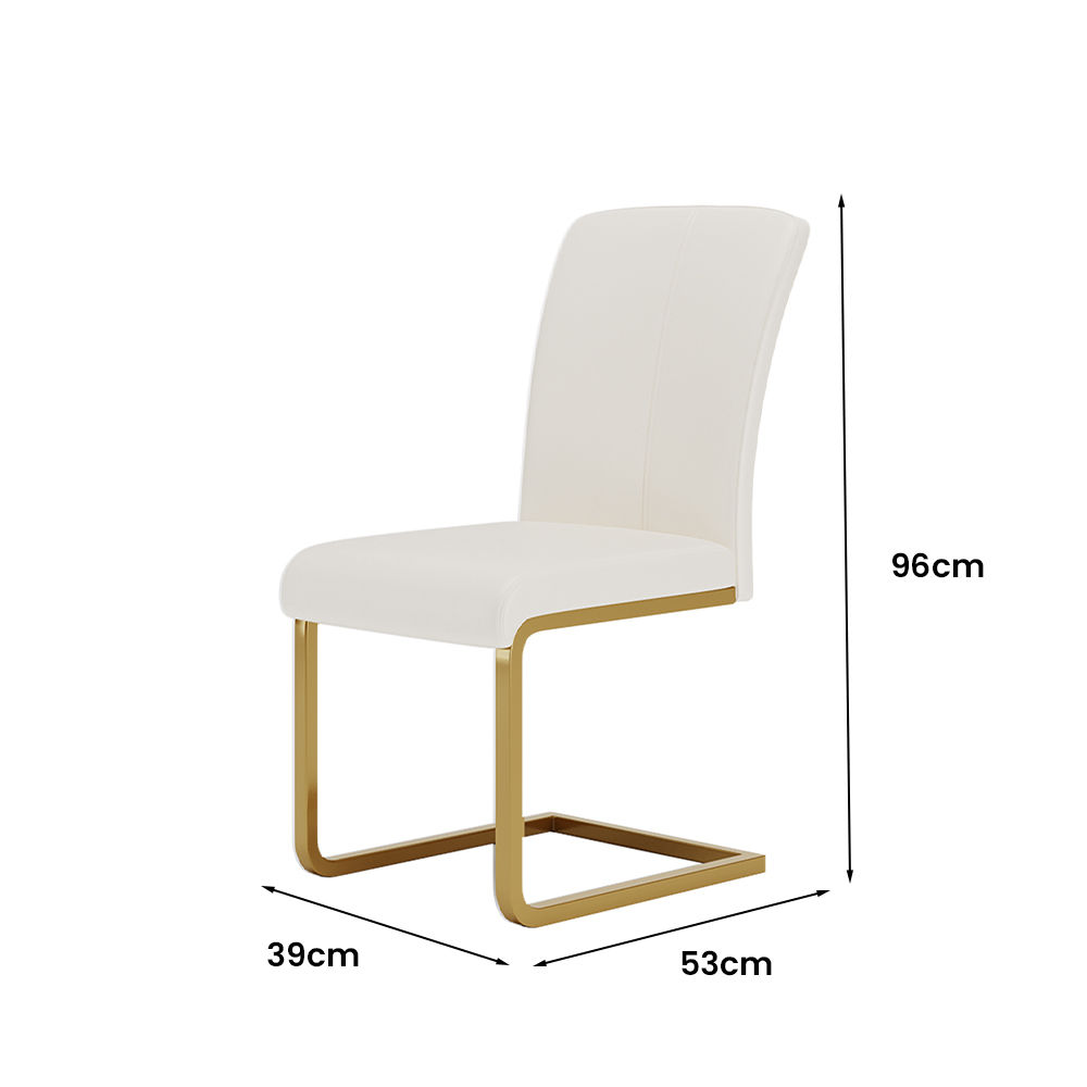 Leder Beige Leder Esszimmertische