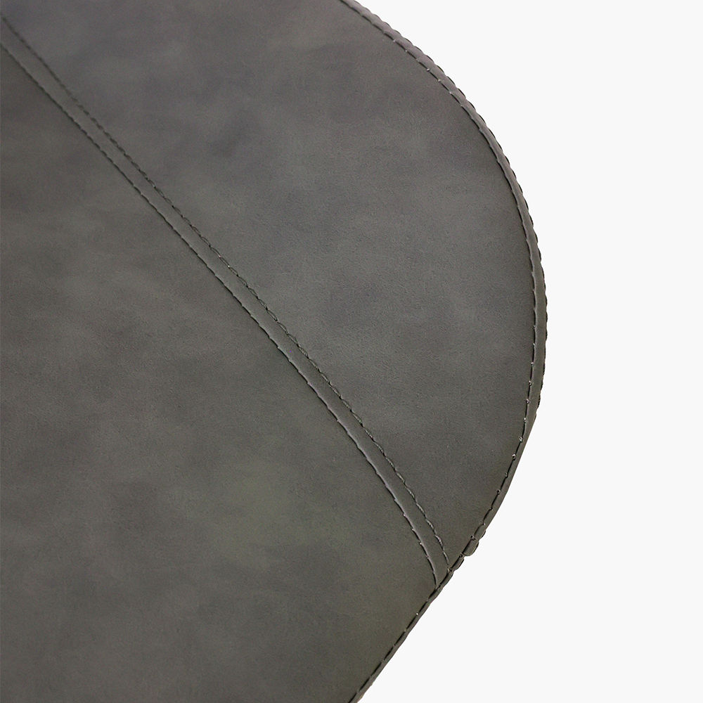 Gray PU Leather Dining Chairs