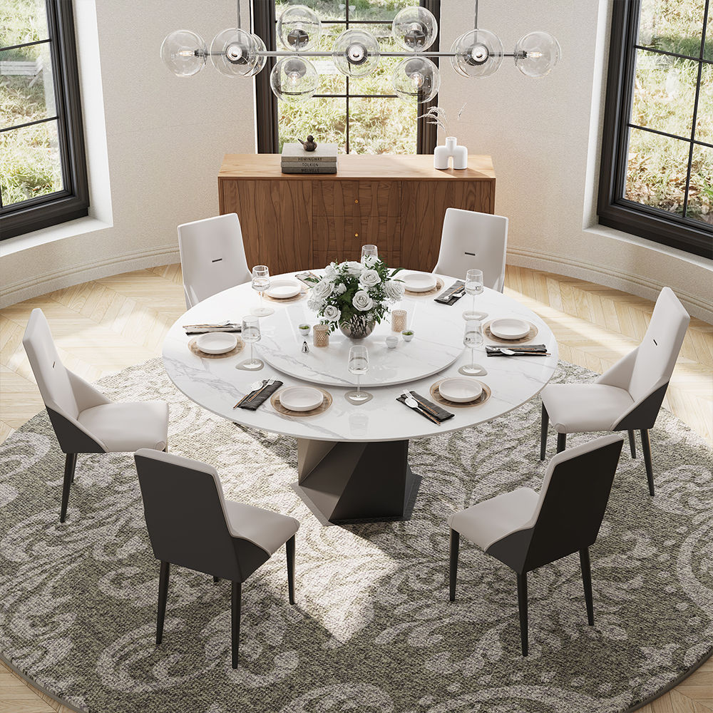 Color Matching apricot PU Dining Chairs