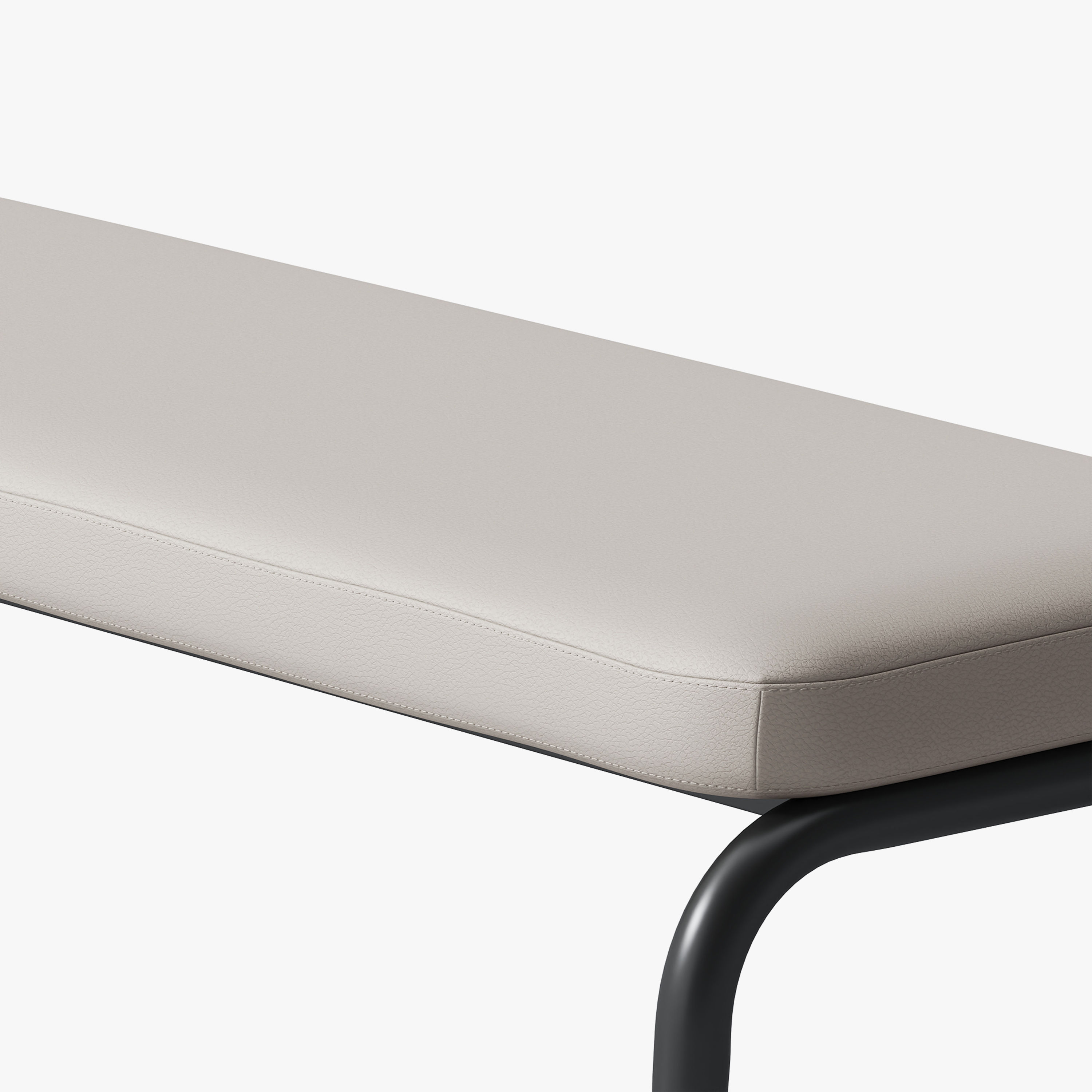 Modern Minimalist Gray PU Leather Dining Chairs