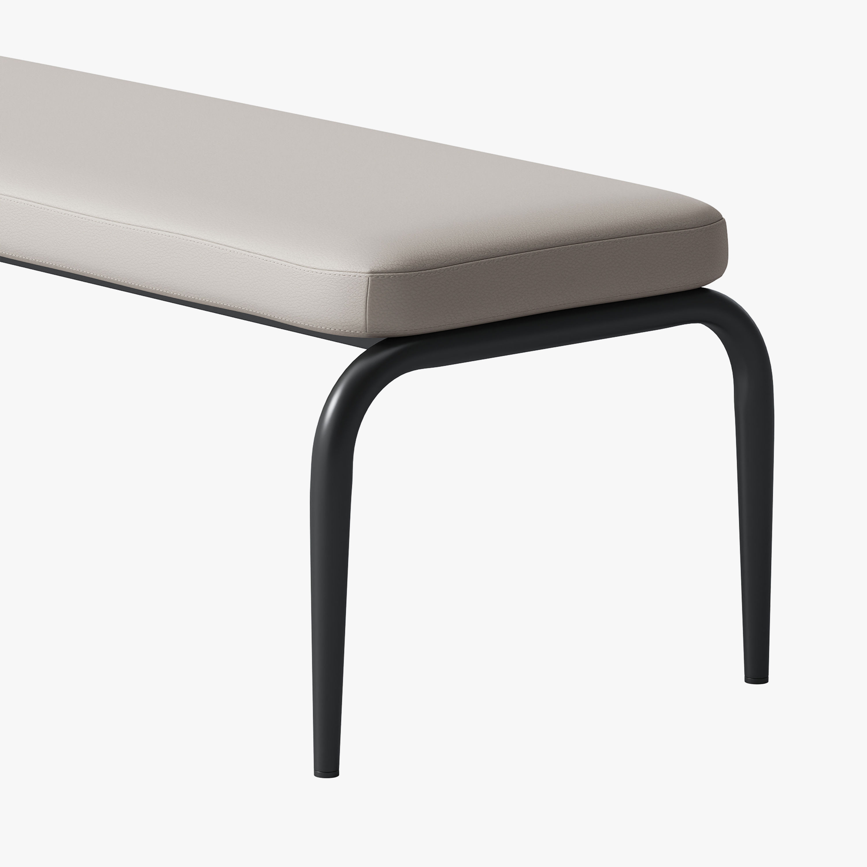 Modern Gray PU Leather Dining Chairs
