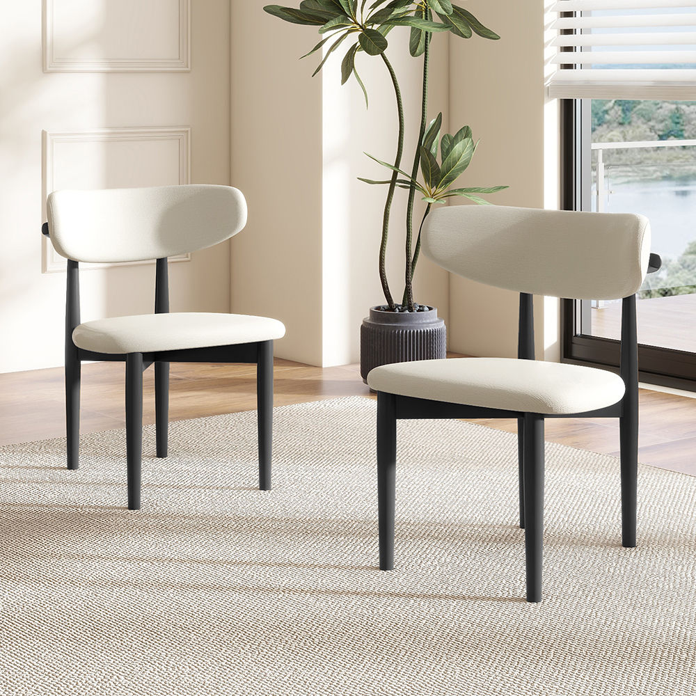 Solid Wood Black Ash Wood Dining Chairs