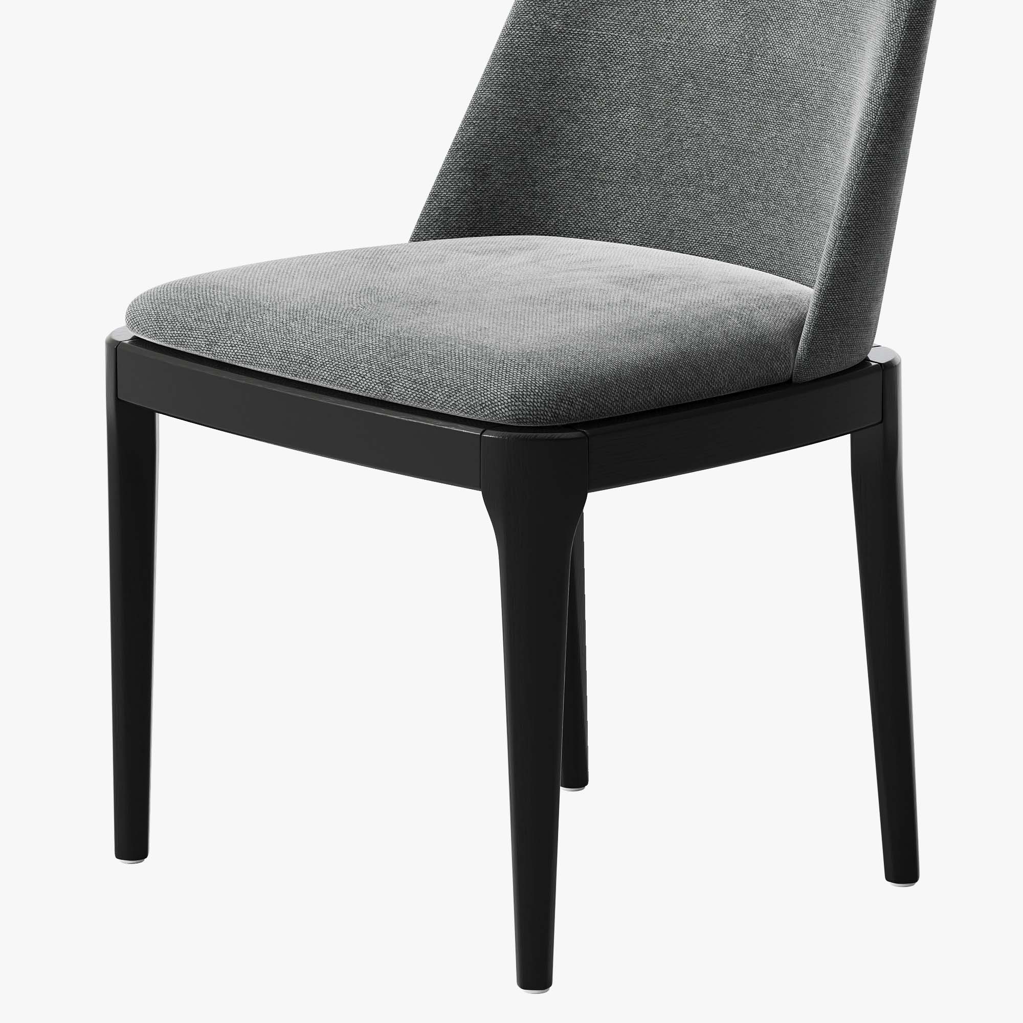for 6 Gray Linen Dining Chairs