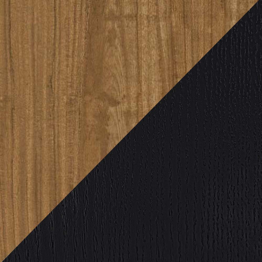 Black & Light Walnut